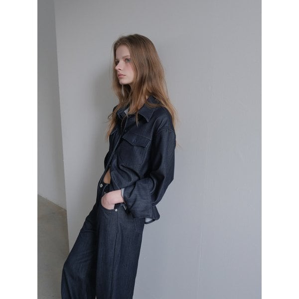 논페이드 로우 셔츠 자켓