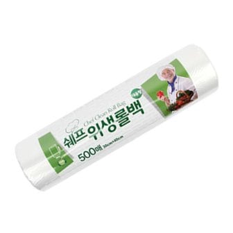 한아름리빙 쉐프 롤백 (30x40) 500매 롤팩 위생롤백 위생백 위생팩 크린백 비닐팩 위생봉투