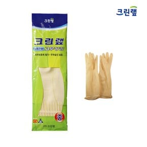 식품전용 고무장갑 (M)중