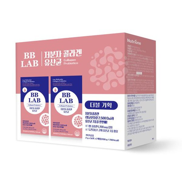 [비비랩] 저분자콜라겐 유산균 더블기획(2입)