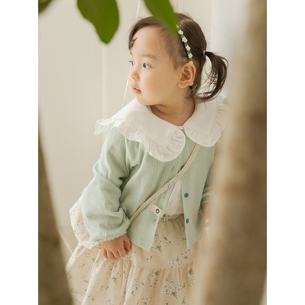 설레이는 봄날 - 유아 가디건