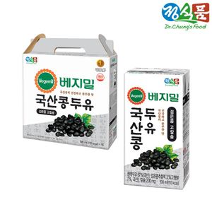 베지밀 국산콩 검은콩 고칼슘 두유 190mlx16팩[31715996]