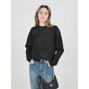 Anti-Filling Soft Wool Knit (Black)