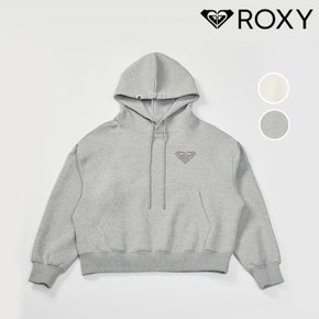 EMBROIDERY HOODIE  세미 크롭 후드티셔츠 (RF11LT101)