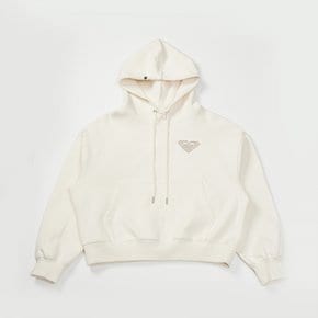 EMBROIDERY HOODIE  세미 크롭 후드티셔츠 (RF11LT101)