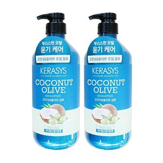  애경 케라시스 리얼 코코넛 올리브 샴푸 800ML 2개