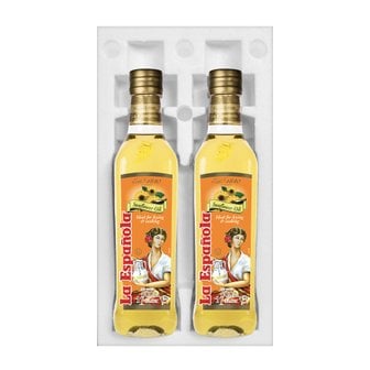  [에스파놀라] 해바라기유 500ml 2병 (스티로폼 포장)