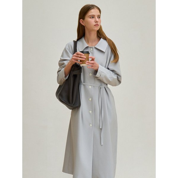 래글런 롱자켓 민트 그레이 J1948