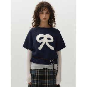 ribbon knit (navy)