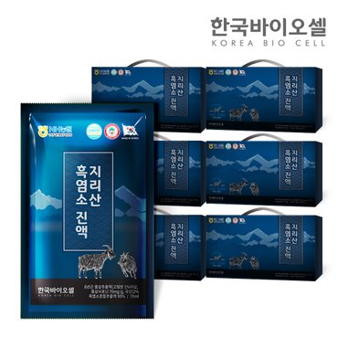 한국바이오셀 지리산 흑염소 진액 70mL x 180포