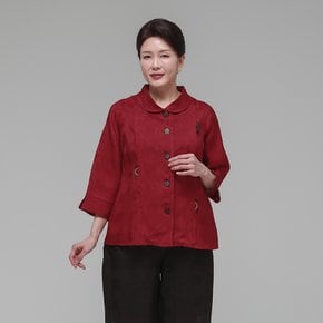 더하랑 사모드리 여름 인견 자켓 레드