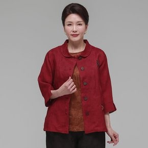 더하랑 사모드리 여름 인견 자켓 레드