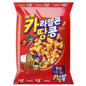  크라운 카라멜콘땅콩 16입(72g x 16개) 1박스 무료배송