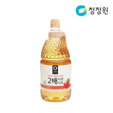  청정원 2배진한 사과식초 1.8L x3개