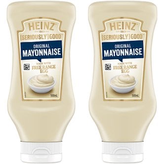  하인즈 오리지널 마요네즈 Heinz Seriously Good Whole Egg Mayonnaise 500ml 2개