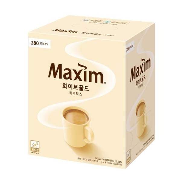 확대된 대표 맥심 화이트골드 커피믹스 11.7gx280T