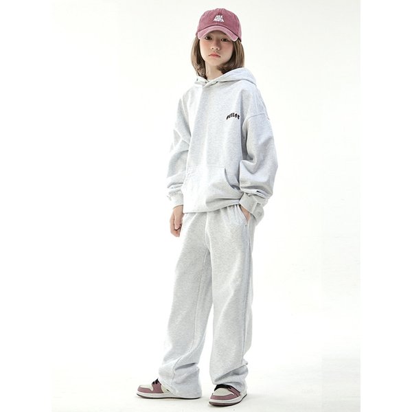 [SET할인] 아치고딕 후드 + 일자스웻 (라이트그레이)