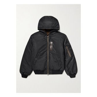  프리즘웍스 액티브 MA-1 패딩 셸 후드 재킷 블랙 46376663162897604