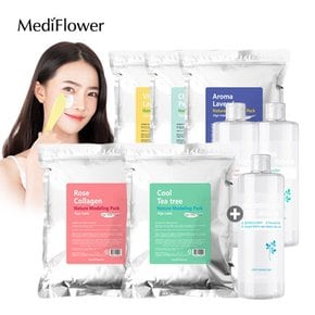 대용량 네이처 모델링팩 500g+멀티 부스터 500ml / 2세트당 팩도구4종