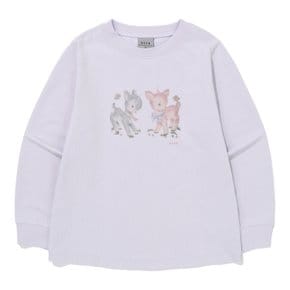 BA14TS02VI 럭키 밤비 바이올렛 티셔츠