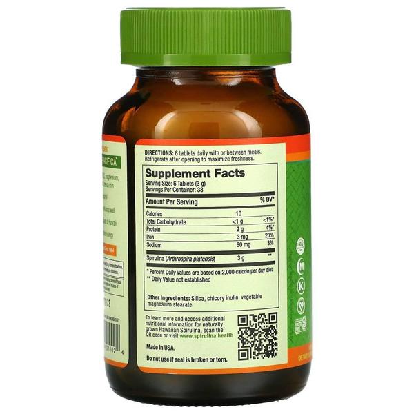 [해외직구] Nutrex Hawaii 뉴트렉스하와이 퓨어 하와이안 스피루리나 500mg 200정