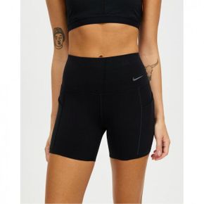 4655425 Nike Universa Medium-Support High-Waisted 5 Biker Shorts With Pockets - Black