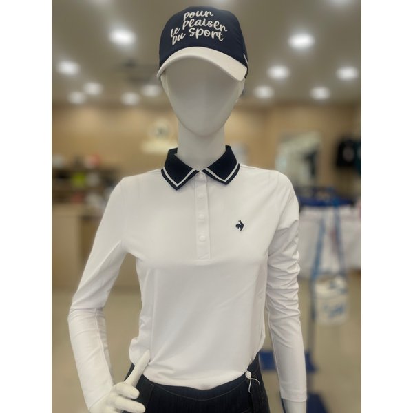 [여주점] 여성 카라 배색 포인트 피케 티셔츠GP122LTL21