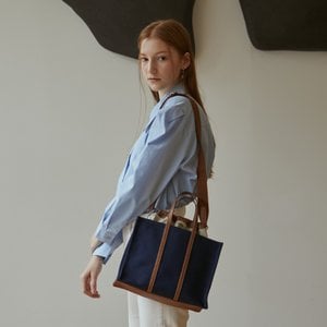 드메이커 New vase medium bag-canvas navy DF20JNV02R