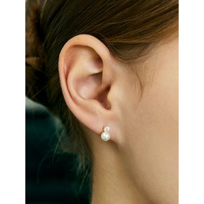 [진주귀걸이 2종 증정][모이사나이트] Moissanite pearl earring