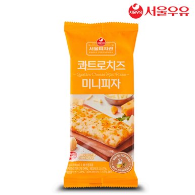 서울우유 냉동 미니피자 콰트로치즈 85g 1팩