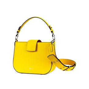 [주문제작]FLEUR Saddle Bag [플뢰르 새들백] YELLOW SILVER