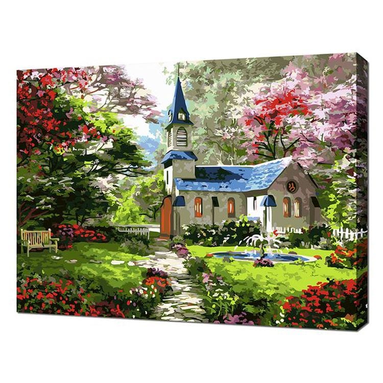 명화그리기]4050 애이번리 마을의 교회 풍경 30색, 믿고 사는 즐거움 Ssg.Com