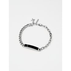 Duality Chain2chain Bracelet Silver&Black Enamel JDB21SB001M