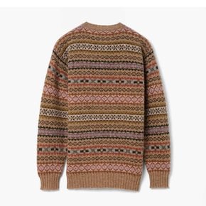 [JAMIESON’S]자미에슨스 올오버 페어 스웨터/ALL OVER FAIR ISLE SWEATER CAMEL/JAF2M50001A28
