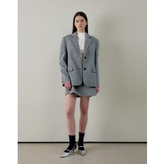 HERRINGBONE CLASSIC WOOL JACKET GRAY  헤링본 클래식 울 자켓 그레이
