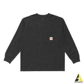 MALBON Guaranteed Products LS Pocket Tee (M-8283-AGD-BLK) (남성 개런티드 프러덕트 포켓 티)