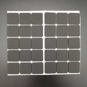 EVA 사각 소음방지 패드 스티커 25x25mm 30p