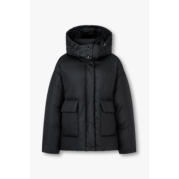 루즈 핏 후드 샤이니 다운 점퍼 7155417005199