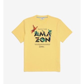 내셔널지오그래픽 SAVE THE AMAZON 앞아트웍 H/TEE N222UTS081