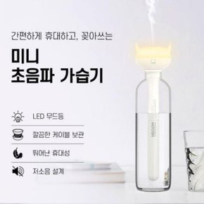 꽂아쓰는 무드등 가습기 초음파가습기 미니 USB 가습 (WE444F9)