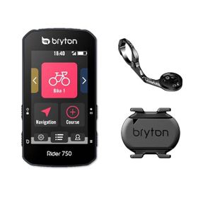 미국 브라이튼 속도계 Bryton Rider 750E Cadence Sensor Bundle GPS Cycle Computer Includes S