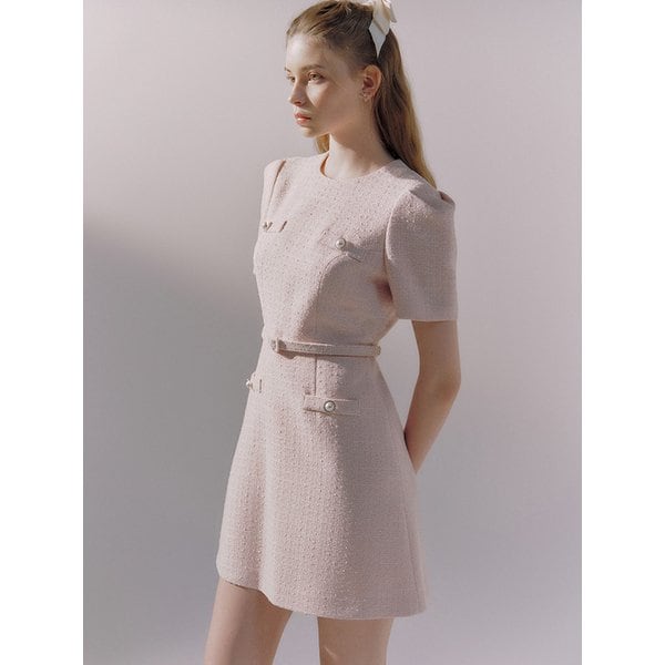 Droplet tweed dress (3colors)