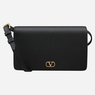 발렌티노 [시흥점] 6S 8W2P0AK8 SNP 0NO V로고 플랩 미니 크로스백 블랙