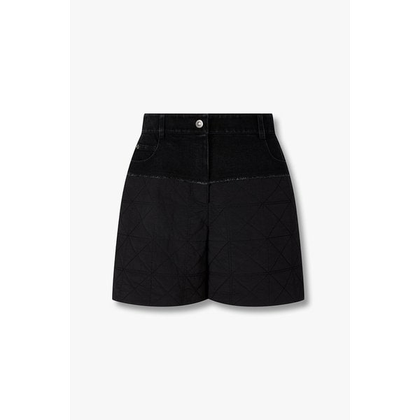 퀼티드 나일론 데님 믹스 숏 팬츠 7125430108199