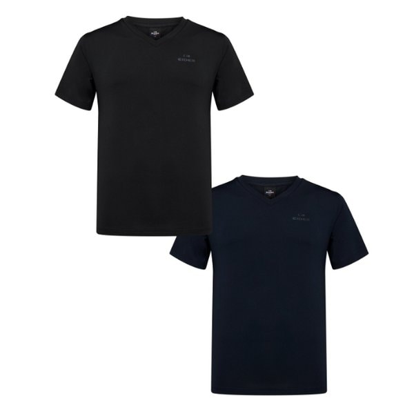 [파주점] DMM26293 POP 2PACK 남성 반팔 브이넥 티셔츠 세트