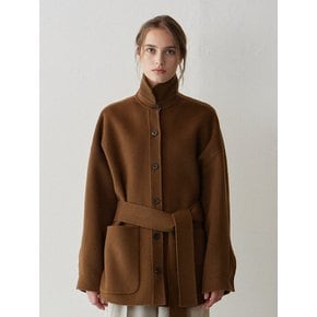 HANDMADE OVERFIT COAT(BROWN)