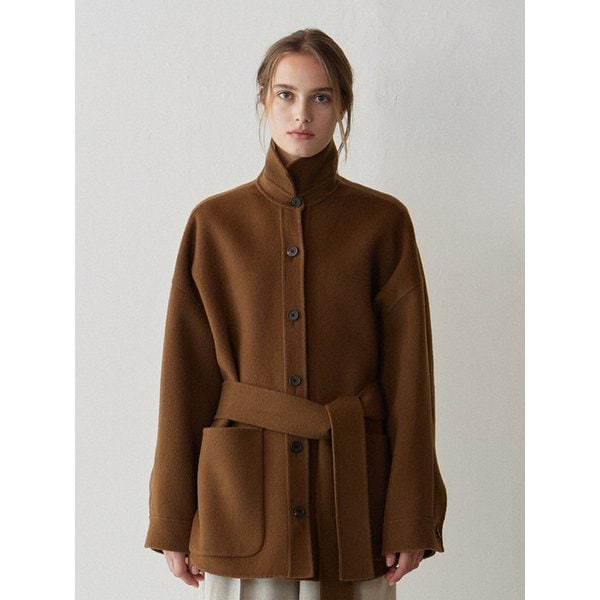 HANDMADE OVERFIT COAT(BROWN)
