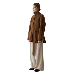 HANDMADE OVERFIT COAT(BROWN)