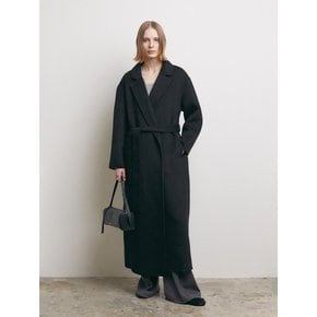 HANDMADE ROBE LONG COAT [BLACK]