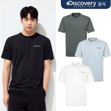 디스커버리 [25S/S] 디스커버리 DMRS6A053 남성 절개 기능성 반팔티셔츠 냉감 쿨링 티셔츠